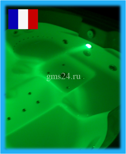 Подсветка воды зелёная для врезки в любую акриловую ванну